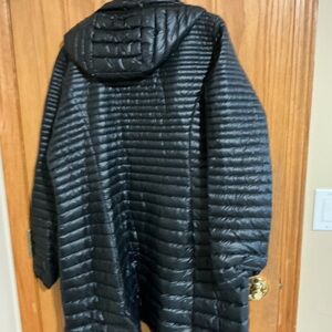 Patagonia Black Quilted Puffer Coat with Hood